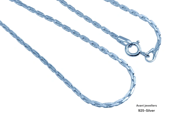 Silver Gents Chain - 20, 6.63
