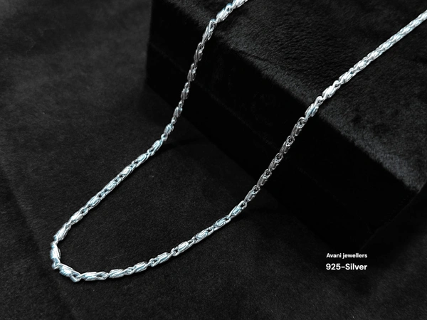 Silver Gents Chain - 20, 7.77