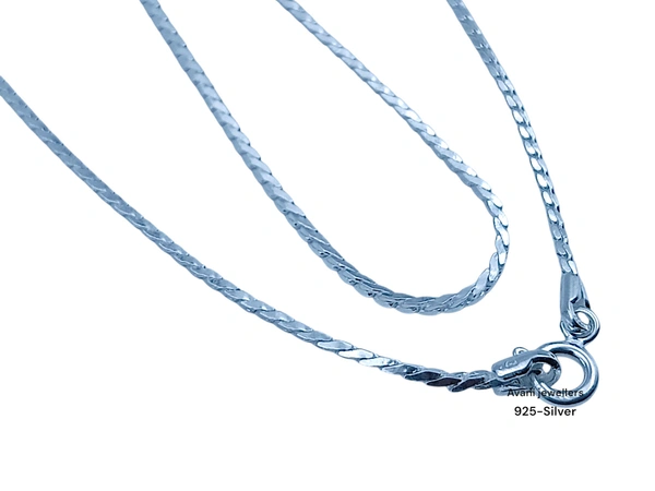 Silver Gents Chain - 18, 4.46