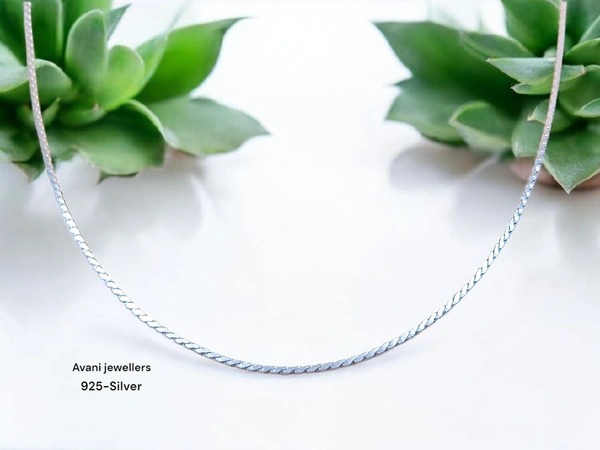 Silver Gents Chain - 18, 4.39