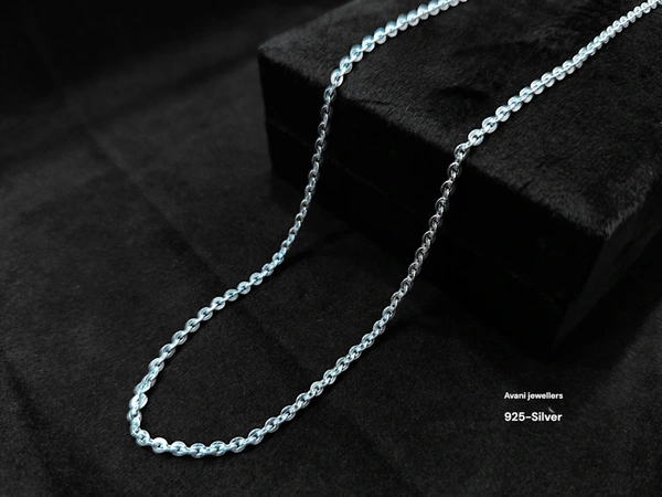 Silver Gents Chain - 22, 7.12