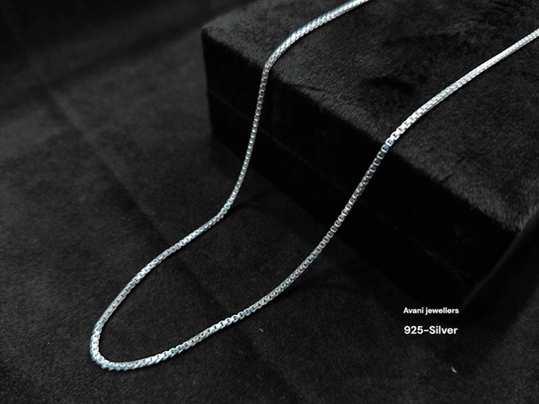 Silver Gents Chain - 18, 3.76