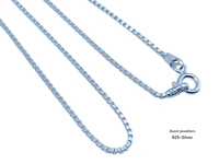 Silver Gents Chain - 18, 3.69