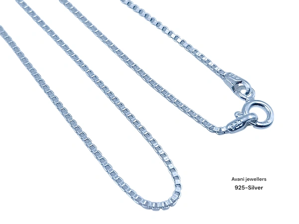 Silver Gents Chain - 18, 3.76