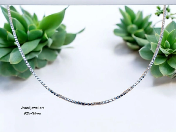Silver Gents Chain - 18, 3.69