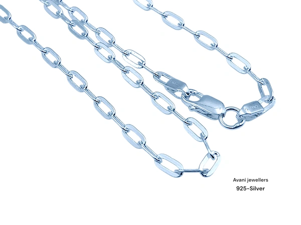 Silver Gents Chain - 22, 6.81