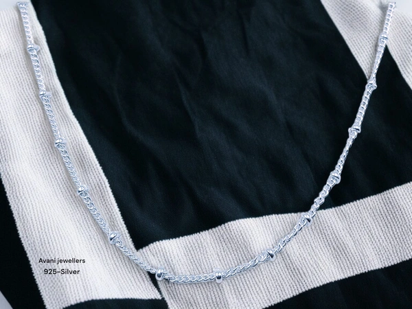 Silver Gents Chain - 16, 3.61