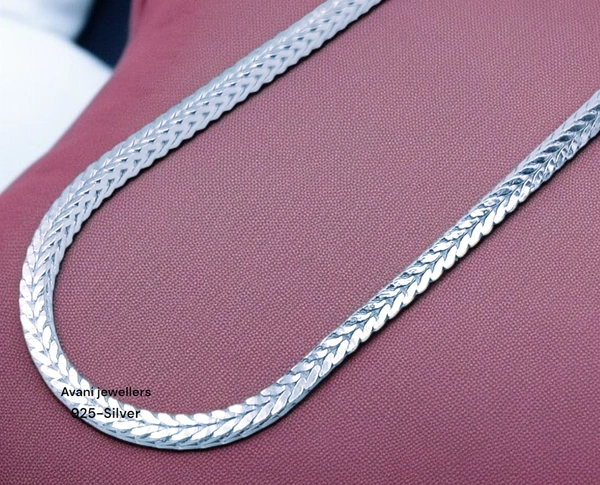 Silver Gents Chain - 24, 10.67