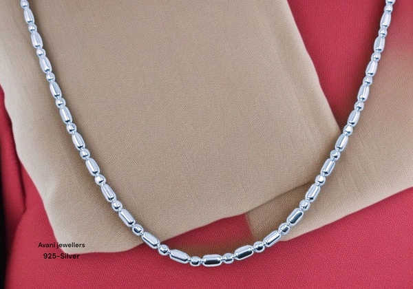 Silver Gents Chain - 16, 4.56