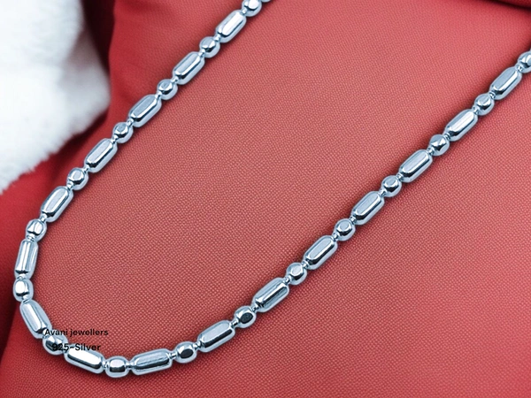 Silver Gents Chain - 16, 4.56