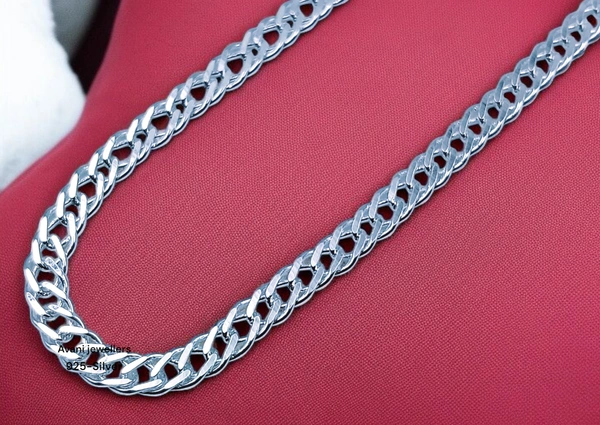 Silver Gents Chain - 24, 14.8