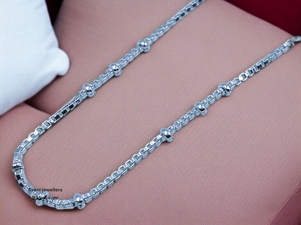 Silver Gents Chain - 16, 4.36