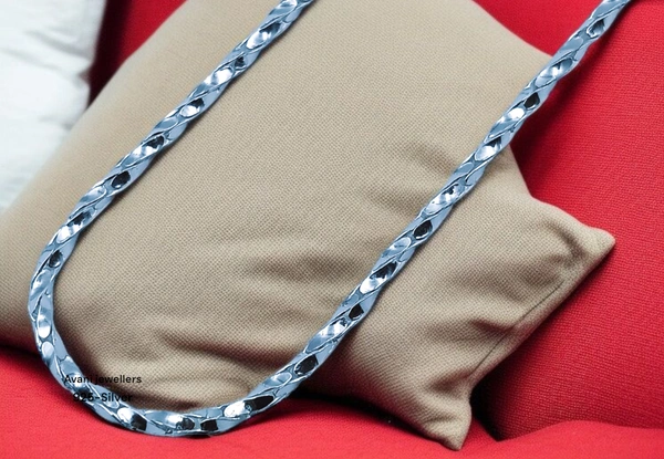 Silver Gents Chain - 24, 5.54