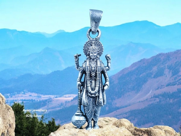 Silver God Pendant - 3.79