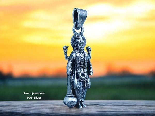 Silver God Pendant - 3.79