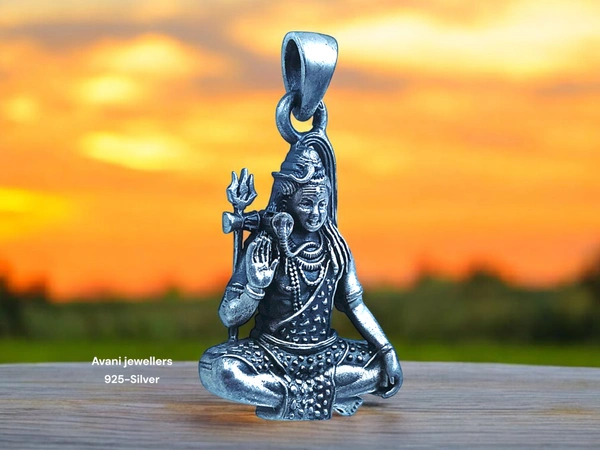 Silver God Pendant - 6.19