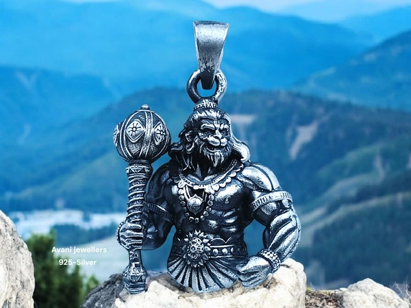 Silver God Pendant - 10.57