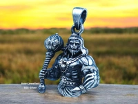 Silver God Pendant - 10.57