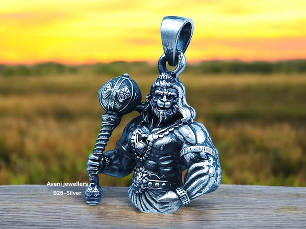 Silver God Pendant - 10.57