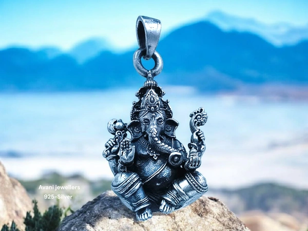 Silver God Pendant - 5.86