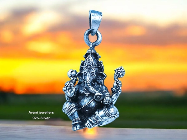 Silver God Pendant - 5.86