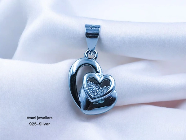 Silver Love Pendant - 1.36