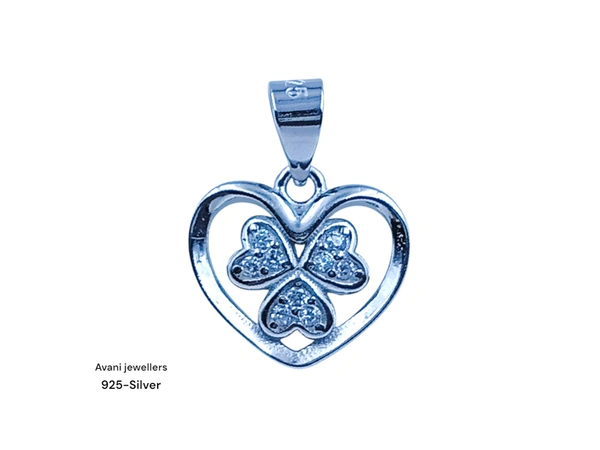Silver Love Pendant - 1.2
