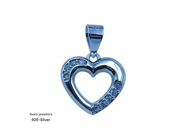 Silver Love Pendant - 1.27