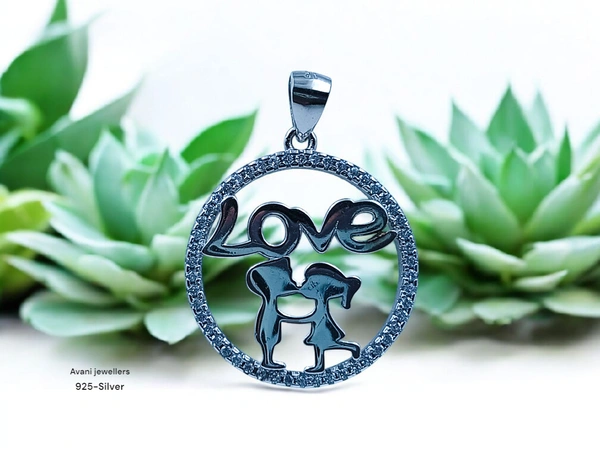 Silver Love Pendant - 3.73