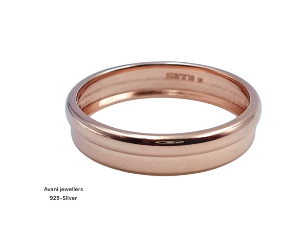 Silver Ladies Plain Ring - 2.42, 22, ROSE