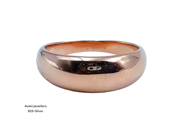 Silver Ladies Plain Ring - 3.65, 13.5, ROSE