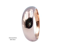 Silver Ladies Plain Ring - 3.65, 13.5, ROSE