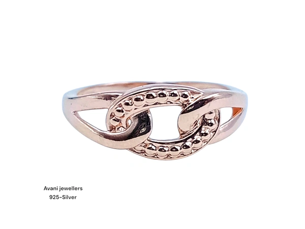 Silver Ladies Plain Ring - 1.65, 12, ROSE