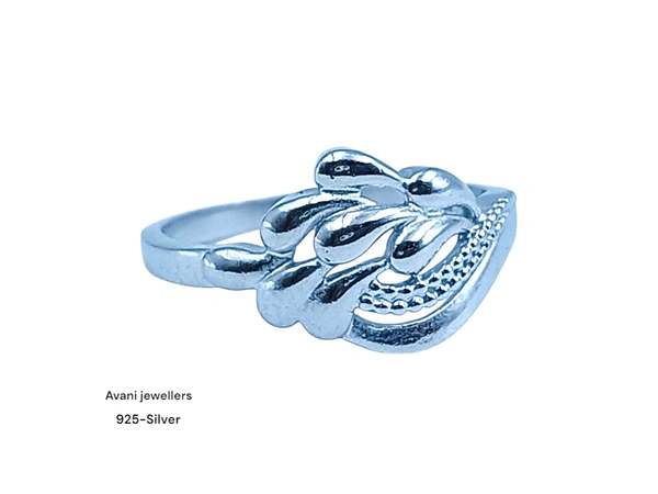Silver Ladies Plain Ring - 1.63, 10