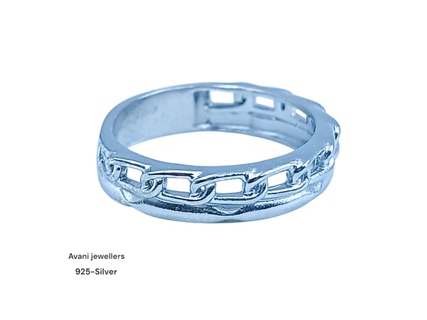 Silver Ladies Plain Ring - 2.45, 11