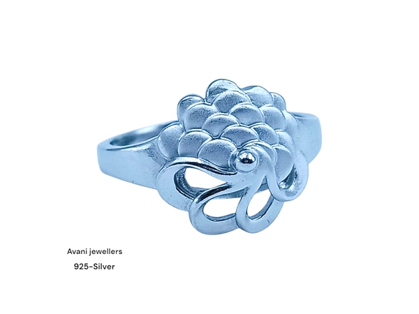 Silver Ladies Plain Ring - 2.08, 12