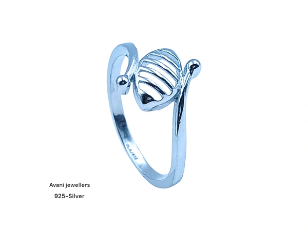 Silver Ladies Plain Ring - 1.34, 10