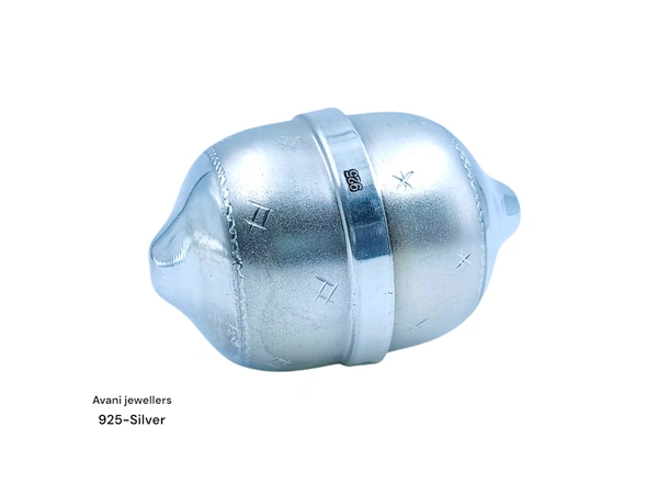 Silver Nariyal - 5.81, 1.8 INCH, White