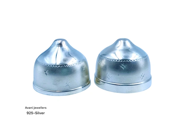 Silver Nariyal - 10.58, 2 INCH, White