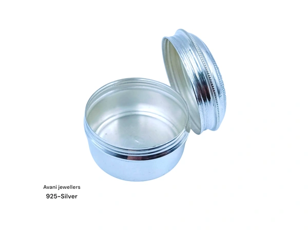 Silver Sindoor Dibiya - 10.005, 1.2 INCH