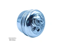 Silver Sindoor Dibiya - 9.43, 1.2 INCH