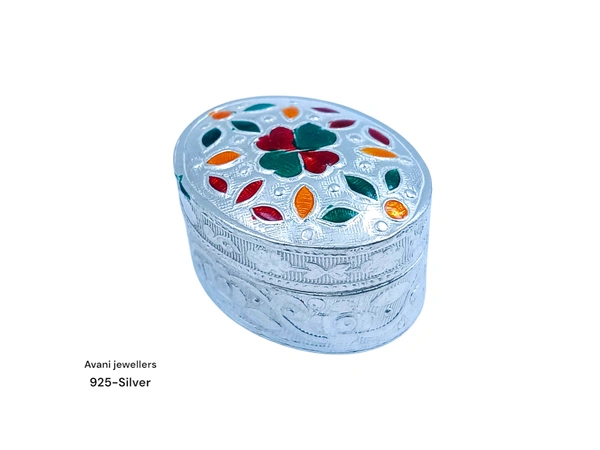 Silver Sindoor Dibiya - 16.27, 1.4 INCH