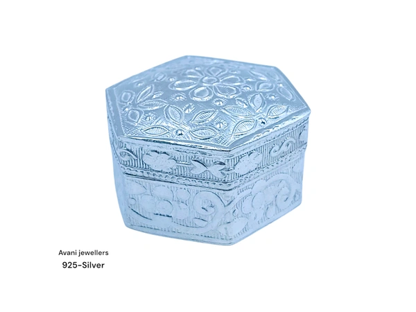 Silver Sindoor Dibiya - 19.3, 1.4 INCH