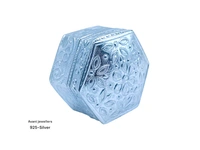 Silver Sindoor Dibiya - 19.3, 1.4 INCH