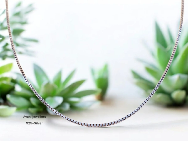 Silver Italian Chain - 18 INCH, 3.41