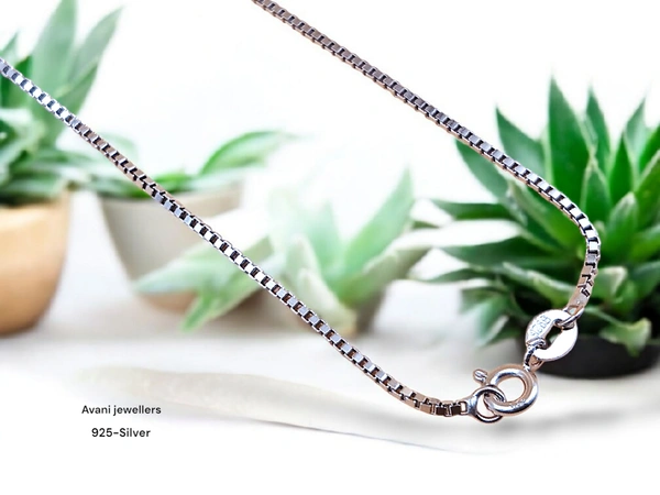 Silver Italian Chain - 18 INCH, 3.41