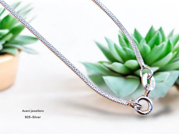 Silver Italian Chain - 18 INCH, 4.85