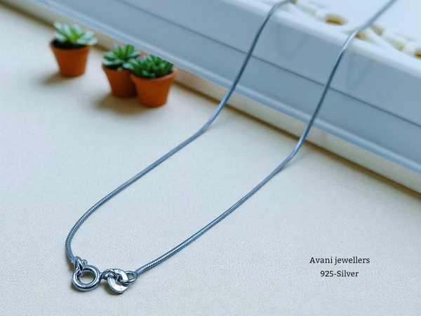 Silver Italian Chain - 18 INCH, 3.93