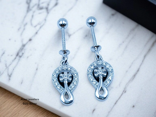 Silver Upper Ear Tops - 1.5