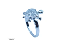 Silver Tortoise Fancy Ring - 2.94, 14